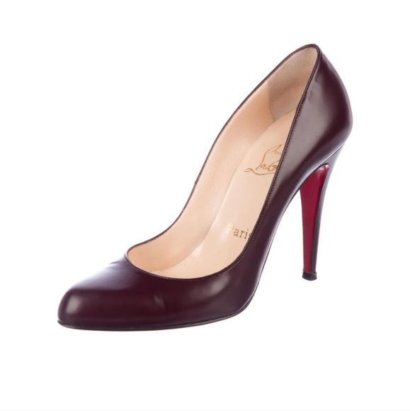 Christian Louboutin Oxblood Pigalle Pumps 100mm - Picture 2 of 11